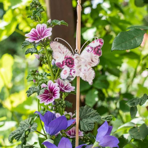 Artikel Schmetterling zum Hängen Metall Dekohänger 9cm Frühlingsdeko 6St