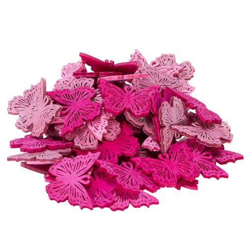 Artikel Dekorative Schmetterlings Streuelemente für frühlingshafte Tisch und Schalenarrangements 4cm 72St