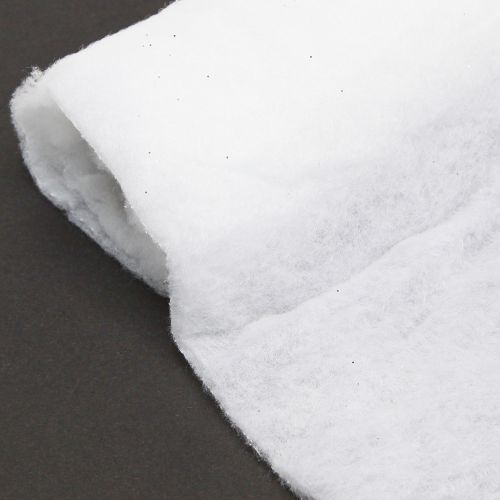 Schneedecke Schneeteppich Weiß mit Glimmer 100×200cm