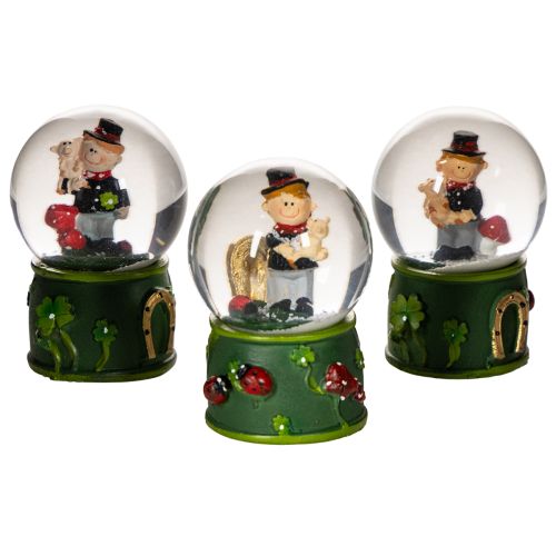 Schneekugel Set mit Schornsteinfeger Figur 4cm 3 Stück online kaufen | Floristik24.ch