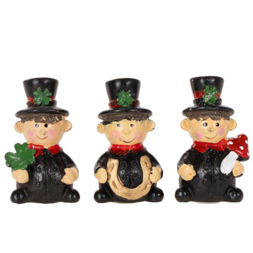 Schornsteinfeger-Figuren aus