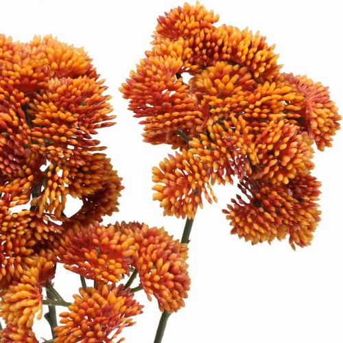 Artikel Sedum Künstliche Fetthenne Orange Herbstdeko 70cm 3St