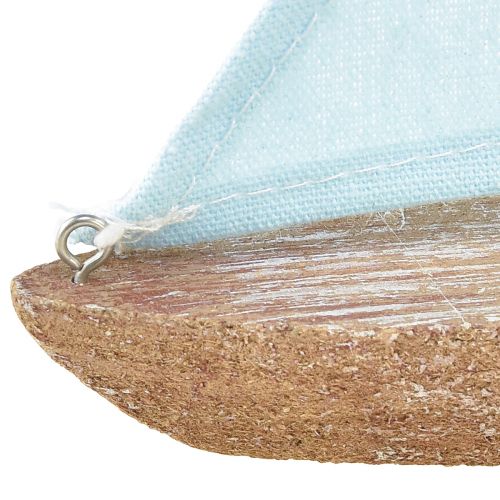 Floristik24 Vintage Segelboot Holz Deko Schiff 12×3×15cm Sortiert 2St