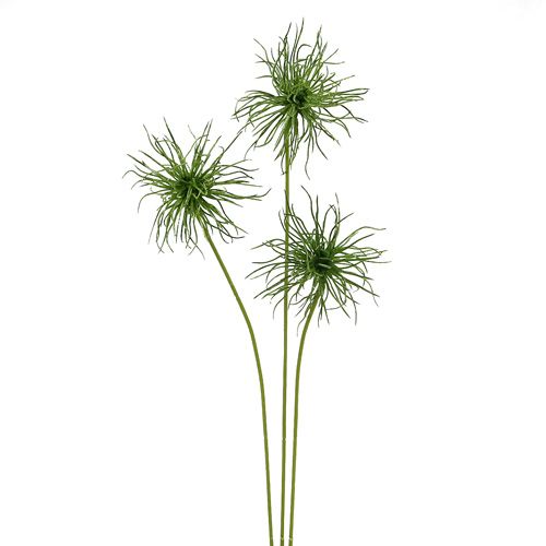 Floristik24 Seidenblumen Xanthium  grün 63cm 4St