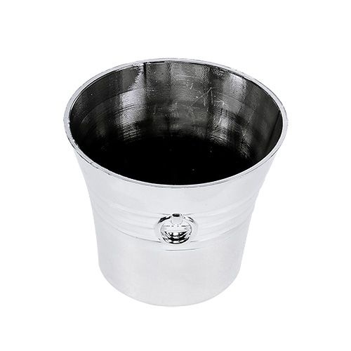 Floristik24 Sektkühler Silber Ø6,5cm H5,5cm 20 St