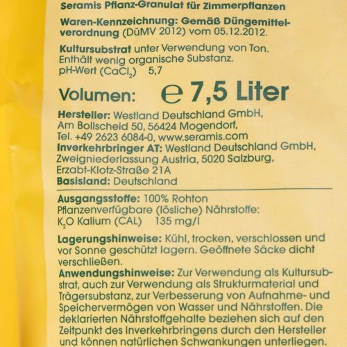 Seramis® Pflanzgranulat für Zimmerpflanzen (7,5 Ltr.) | Floristik24.ch