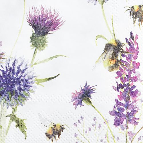 Artikel Servietten Sommer Hummeln Bienen Deko 25x25cm 20 St