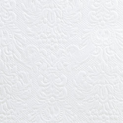 Artikel Servietten Weiß Tischdeko Geprägt Muster 33x33cm 15St