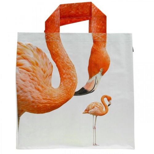 Floristik24 Shopper-Tasche, Einkaufstasche B39,5cm Flamingo Tasche
