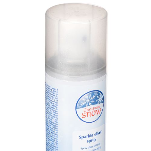Silberspray Schneespray Glitter 150 ml für Fenster und Winterdekoration | Floristik24.ch