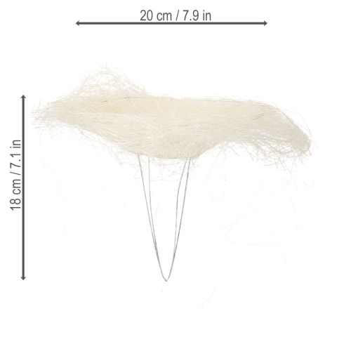 Artikel Straußmanschette elegantes Accessoire zur perfekten Blumenbindung 20cm 8St