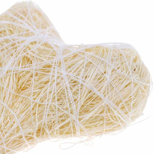 Artikel Sisalherz Creme 5cm 24 St