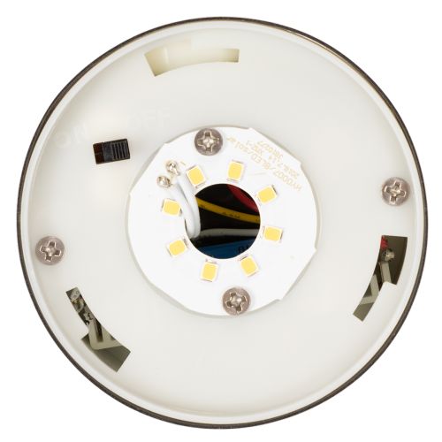 Solarleuchte aus Edelstahl mit Bewegungsmelder 34 cm, Schwarz | Floristik24.ch