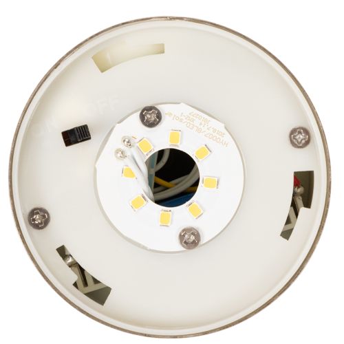 Solarleuchte aus Edelstahl mit Erdspiess und LED-Beleuchtung 34 cm für den Aussenbereich | Floristik24.ch
