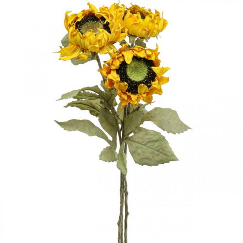 Artikel Sonnenblumen künstlich Sonnenblumen Deko Drylook L60cm 3St
