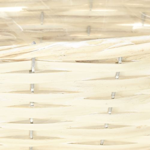 Artikel Spankorb Weide Weiß gewaschen Pflanzkorb 38×18×12cm