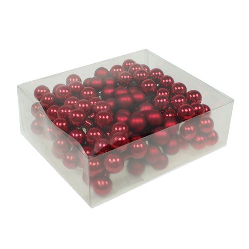 Floristik24 Spiegelbeeren Bordo Mix Ø25mm 140St