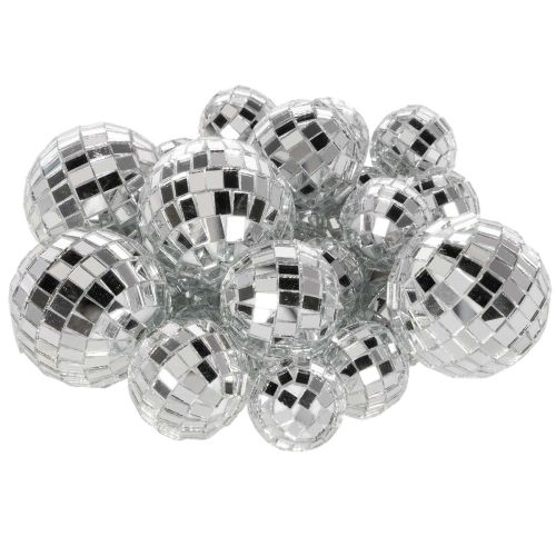 Deko-Spiegelkugeln Silber aus Glas 2-4 cm 50 Stück online kaufen | Floristik24.ch