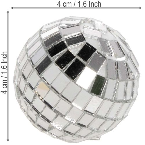 Deko-Spiegelkugeln Silber aus