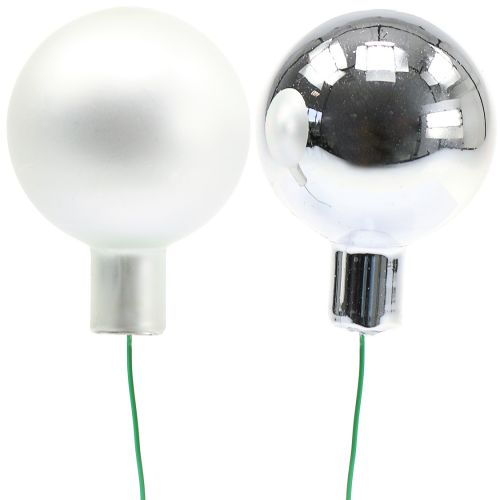 Artikel Spiegelbeeren Silber Mix Ø40mm 32 St