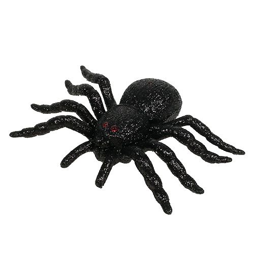 Spinne, Fledermaus Figuren Schwarz 10cm, 14cm 3St