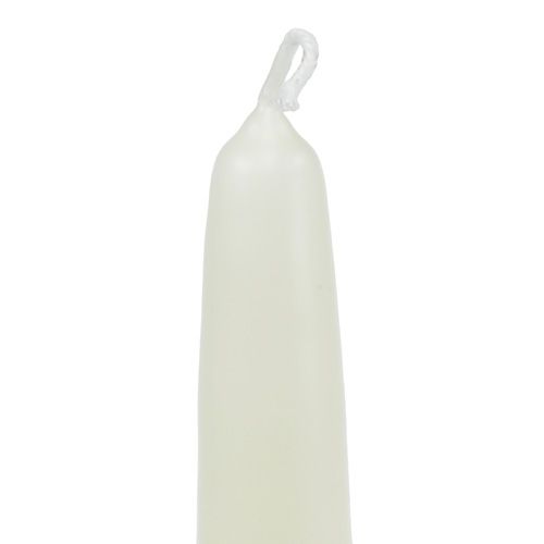 Floristik24 Spitzkerze 300/40 Wollweiß 8St