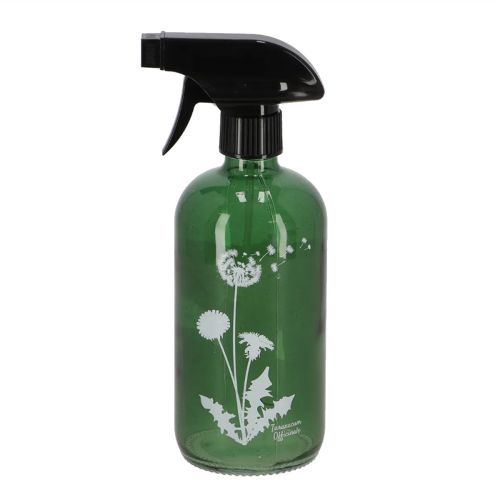 Glas-Pflanzensprüher 21 cm mit weissem Wildblumenmotiv | Floristik24.ch