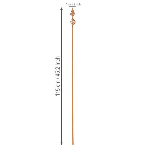 Artikel Gartenstab Rankhilfe für Garten Dekoration mit Zierelement 115cm