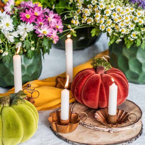 Artikel Stabkerze Weiß Creme Kerzendeko 120mm/Ø21mm 6 St