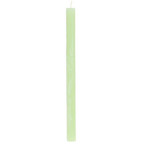 Artikel Stabkerzen durchgefärbt Lime Grün​​​​​​​ 21×240mm 12 St
