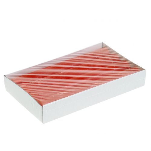 Stabkerzen durchgefärbt Orange 34mm x 300mm 4 St | Floristik24.ch