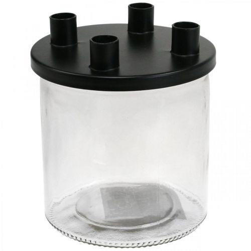 Artikel Kerzenhalter Glas Stabkerzenhalter Deko Glas H11cm Ø10cm