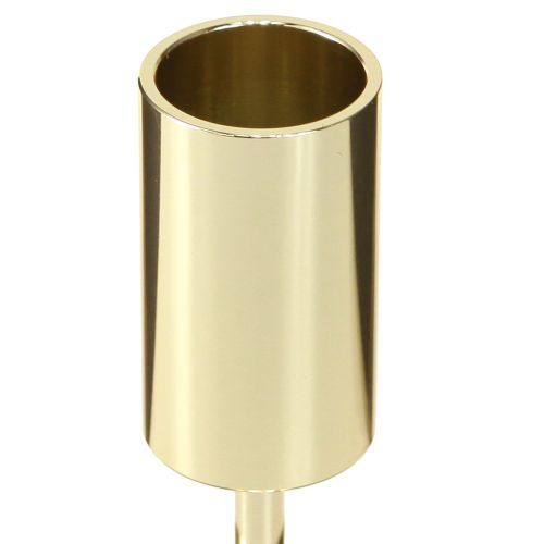 Stabkerzenhalter Gold Metall Kerzenhalter modern 21,5cm 4 St | Floristik24.ch