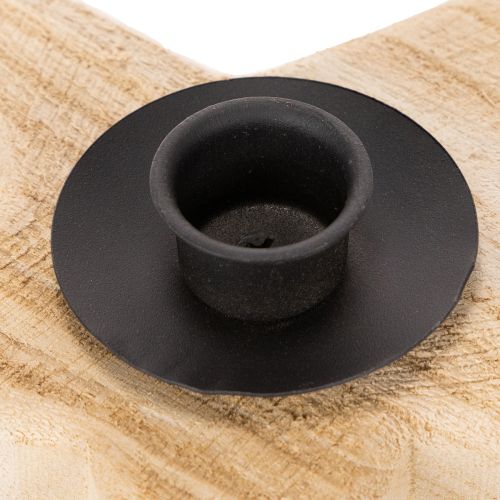Holzstern Kerzenständer für