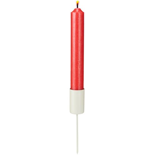 Stabkerzenhalter Metall am Stab Kerzenhalter Beige H11cm 4 St | Floristik24.ch