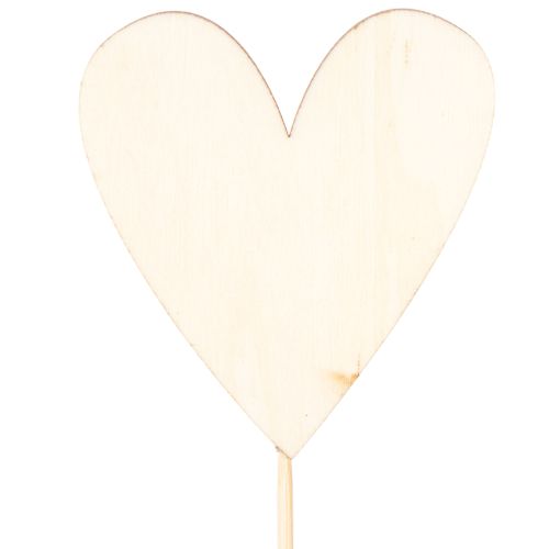 Dekostecker Herz aus Holz Danke schön 31 cm 12 Stück | Floristik24.ch