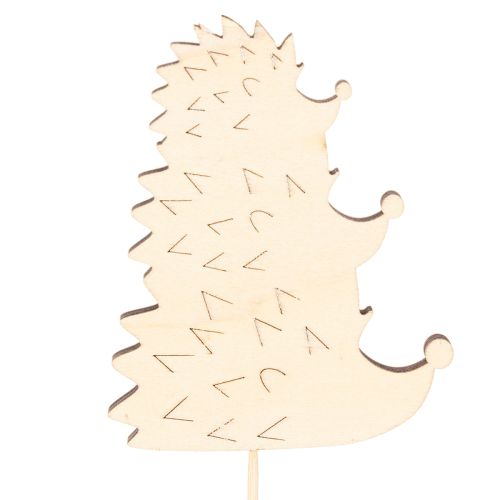 Deko-Stecker Holz Igel-Familie sortiert 34cm 12 Stück für Herbstdekorationen | Floristik24.ch