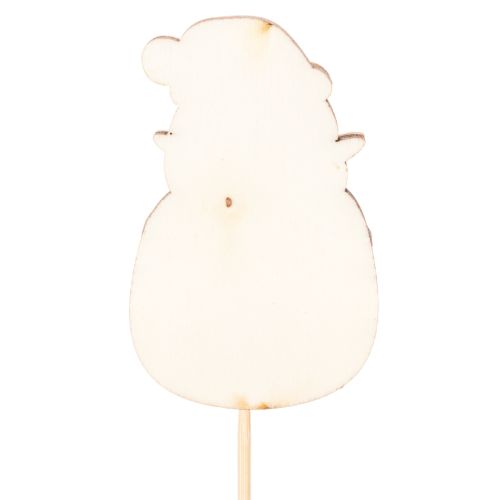Dekostecker Weihnachtsmann Holz 31 cm Rot Weiss Grau 12 Stück für Innenbereich | Floristik24.ch