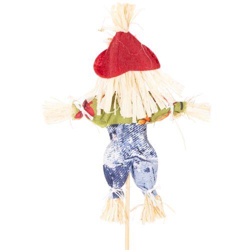 Blumenstecker Vogelscheuche aus Holz und Stoff 37cm 6er-Set für Herbstdekoration | Floristik24.ch