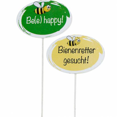 Floristik24 Gartenstecker „Bienenretter“ Frühlingsdeko Sommerdeko 20 St