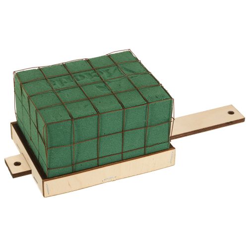 Artikel Steckschaum Ziegel Unterlage Holz Florette Eco 12×10cm