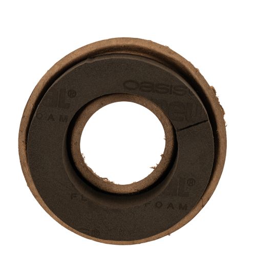 OASIS® Renewal® Biolit® Steckschaumring mit Schale, 17 cm, schwarz, 2 Stück online kaufen | Floristik24.ch