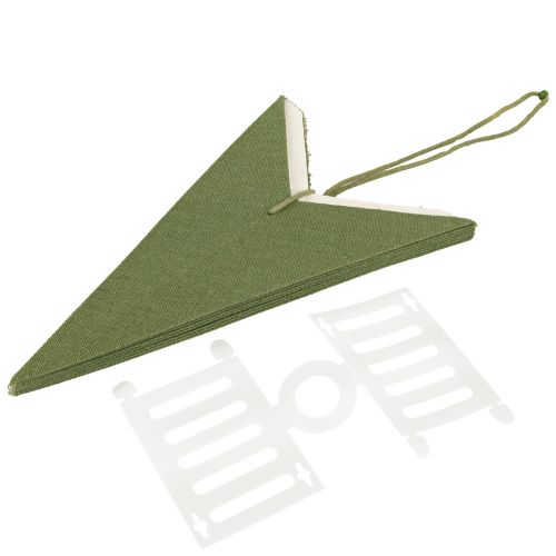 Artikel Stern Deko Weihnachtsstern Papier Jute Grün 60cm Fensterdeko