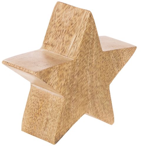 Deko Holzsterne 10cm Mintgrün und Weiss 3er-Set | Floristik24.ch