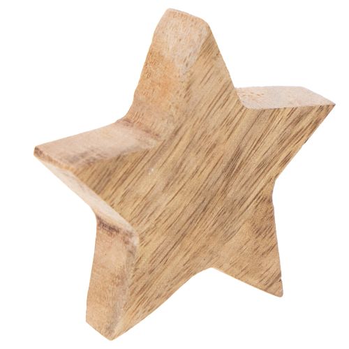 Deko-Sterne Holz goldfarben Ø 5 cm 9er Set für Tischdekoration | Floristik24.ch