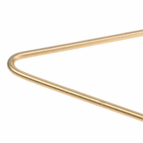 Floristik24 Deko Stern zum Hängen Golden Metall Ø50,5cm 2St