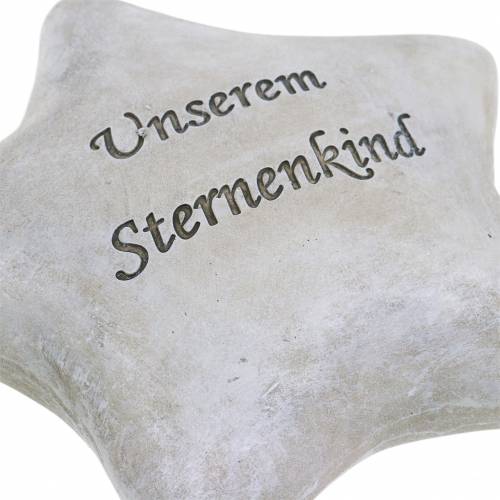 Floristik24 Grabschmuck Stern "Unserem Sternenkind" 15cm 2 St