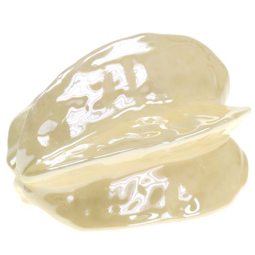 Sternfrucht Deko Keramik 14cm Karambole Frucht Skulptur