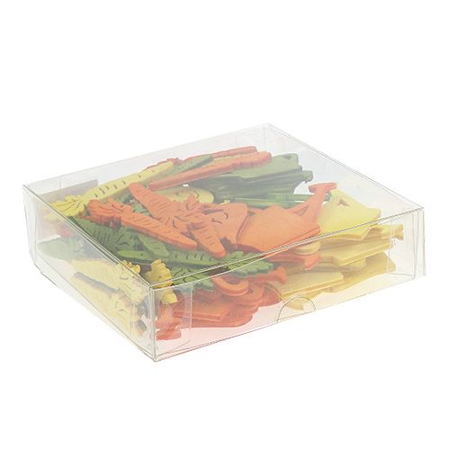 Artikel Steudeko aus Holz mit Motiven bunt 4-6cm 72St