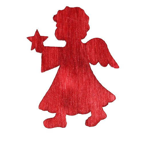 Floristik24 Streu-Sortiment weihnachtlich rot-weiß 4cm 72St